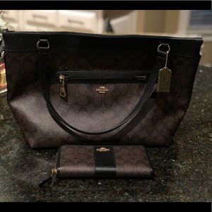 NWT Coach purse and wallet